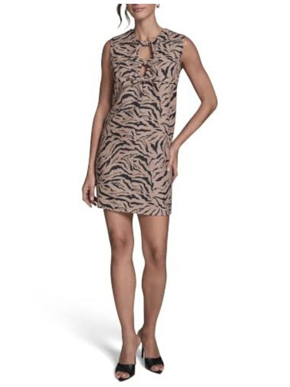 BCBG Sleeveless Keyhole Bow Size 16 - 1595